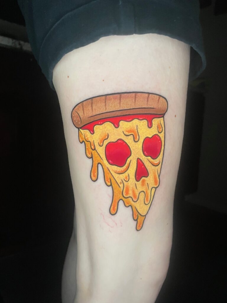 Bethany Hoff - Pizza Tattoo