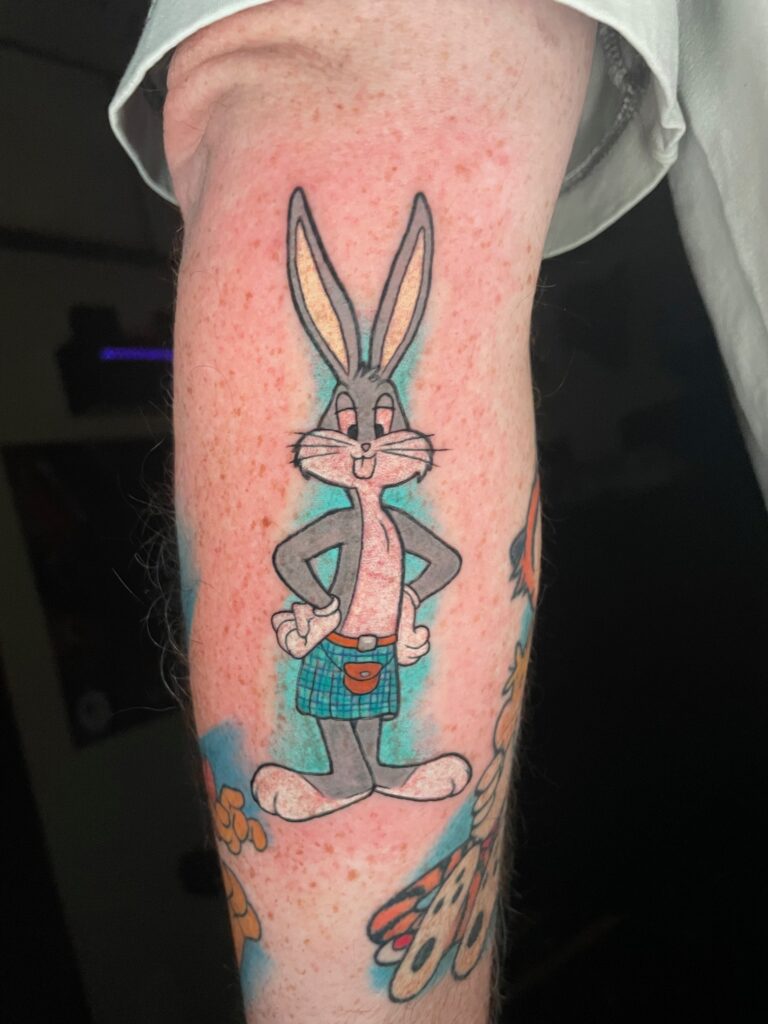 Bethany Hoff - Bugs Bunny Tattoo