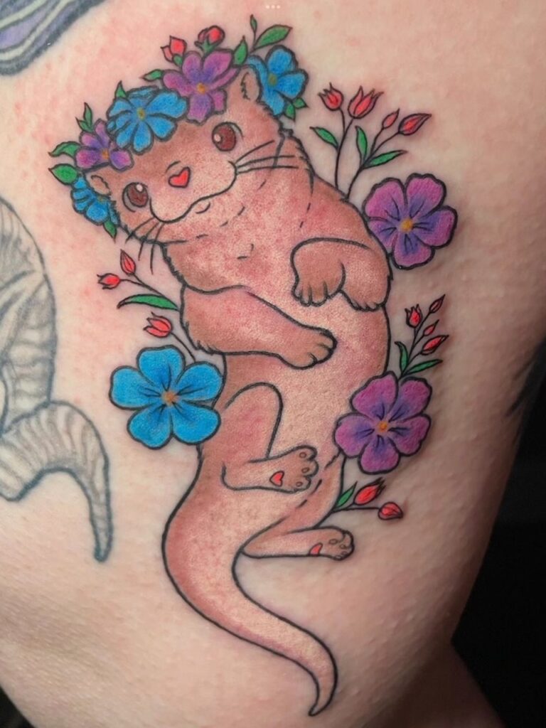 Bethany Hoff - Color Ferret Tattoo