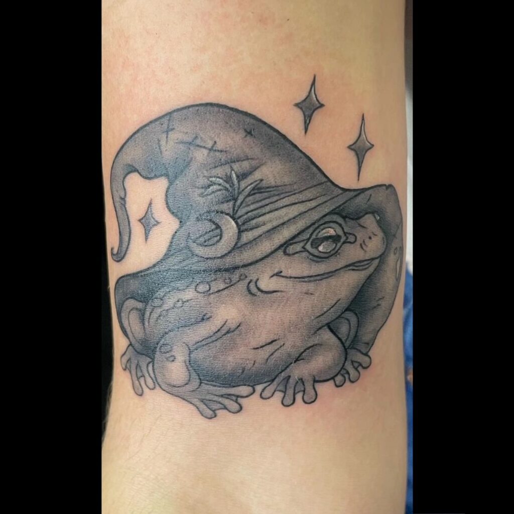 Bethany Hoff - Wizard Toad Tattoo